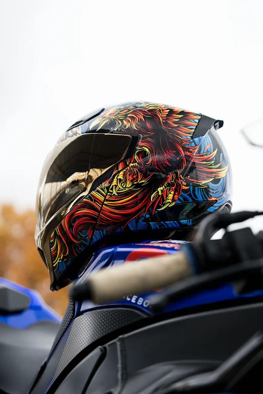 Casco Modular Threshold™ Burn Birdie Burn – Espíritu Rebelde y Comodidad Total en Ruta 🔥🐦⬛