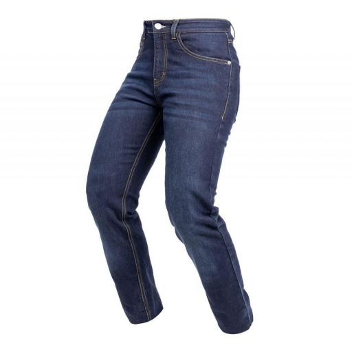 Pantalón Vaquero Moto Mujer Invictus Tombstone Negro [1]