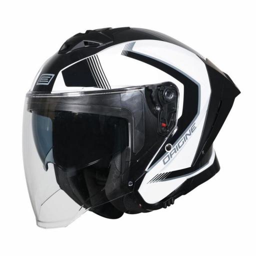 Casco Modular Origine Aprica Essential - Abatible con Doble Visor | Estilo Sobrio y Funcional [1]