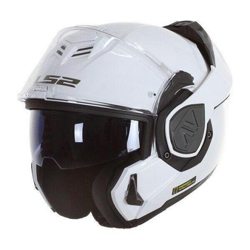 CASCO MOTO MODULAR LS2 FF906 ADVANT SOLID WHITE [1]