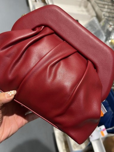 Bolso Hombro Burdeos 