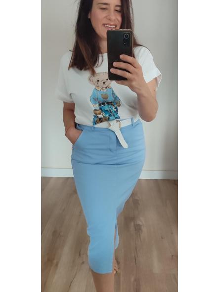 Falda Denim Midi