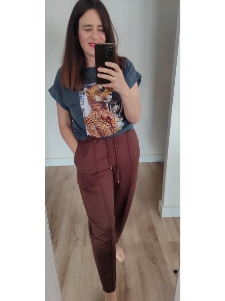 Pantalón Oxford Marrón 