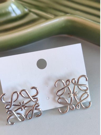 Pendientes Plateados 