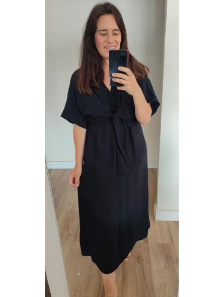 Vestido Lazo Negro