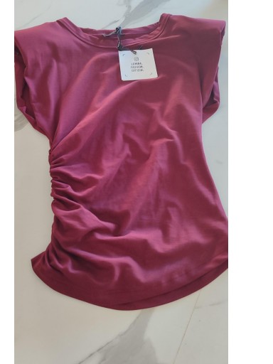 Camiseta Hombreras Burdeos  [0]