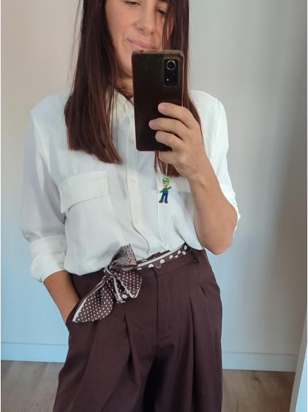 Pantalón Maxi Marrón [1]