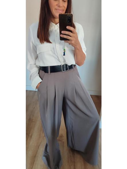 Pantalón Maxi Gris 