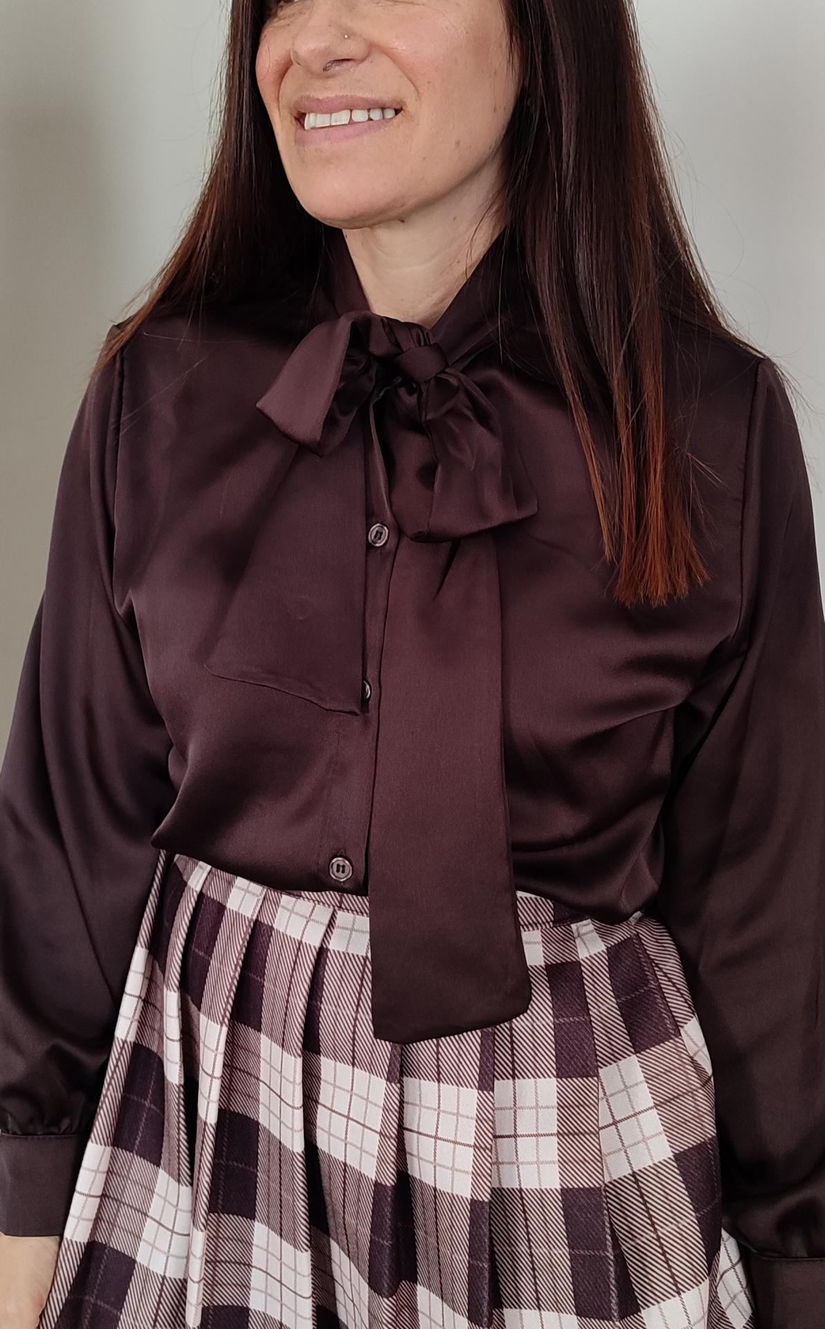 Camisa Satinada Lazo