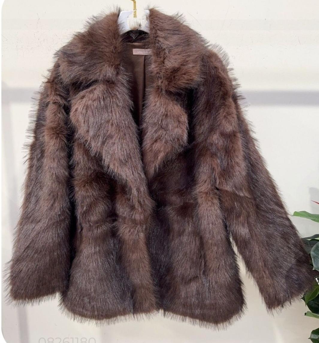 Abrigo Pelito Chocolate