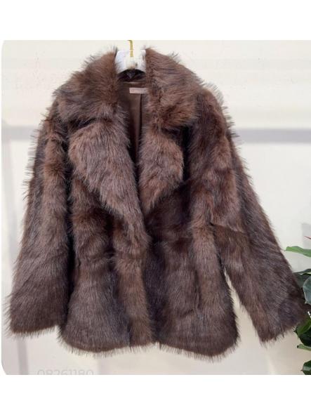 Abrigo Pelito Chocolate  [0]