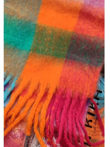 Maxi Bufanda Cuadros 