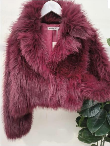Abrigo Pelo Burdeos