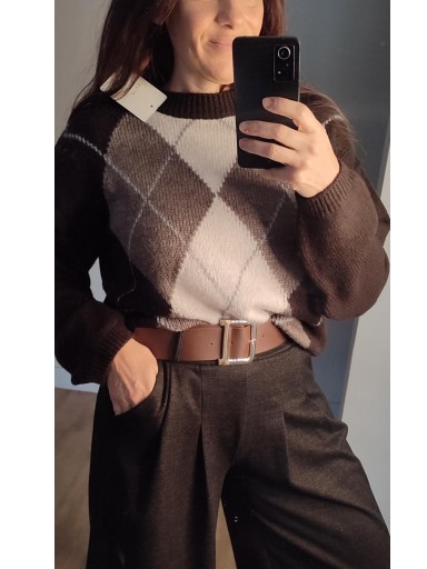 Jersey Rombos Marrón  [1]