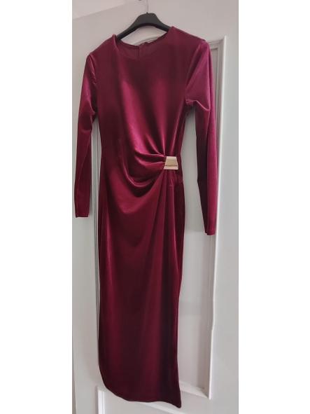 Vestido Fiesta Burdeos 