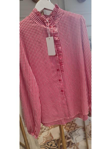 Camisa Vichy Roja  [0]