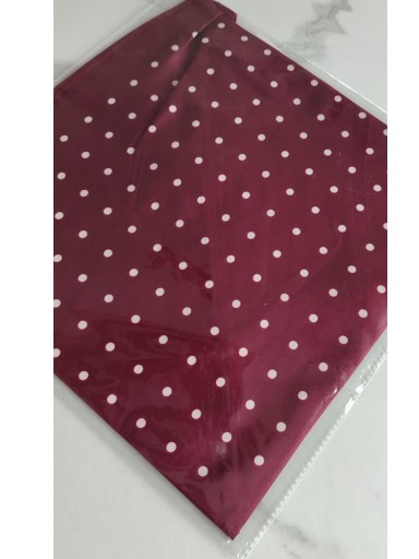 Pañuelo Lunares Burdeos