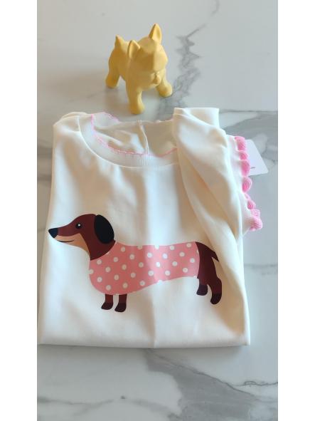 Camiseta Tekel Lunares Rosa 