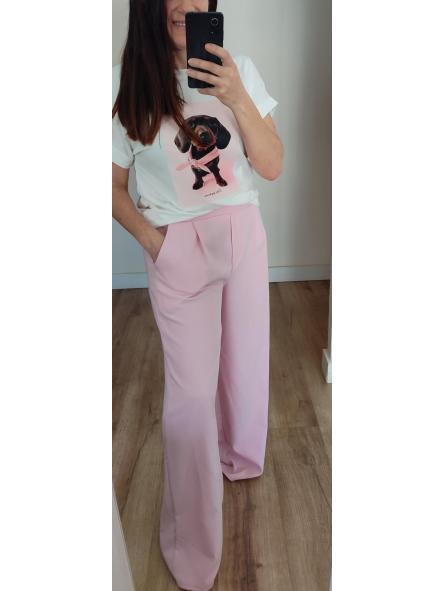 Pantalón Rosa Ancho  [0]