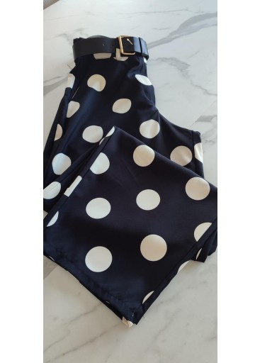 Pantalón Ballon Lunares Negro 