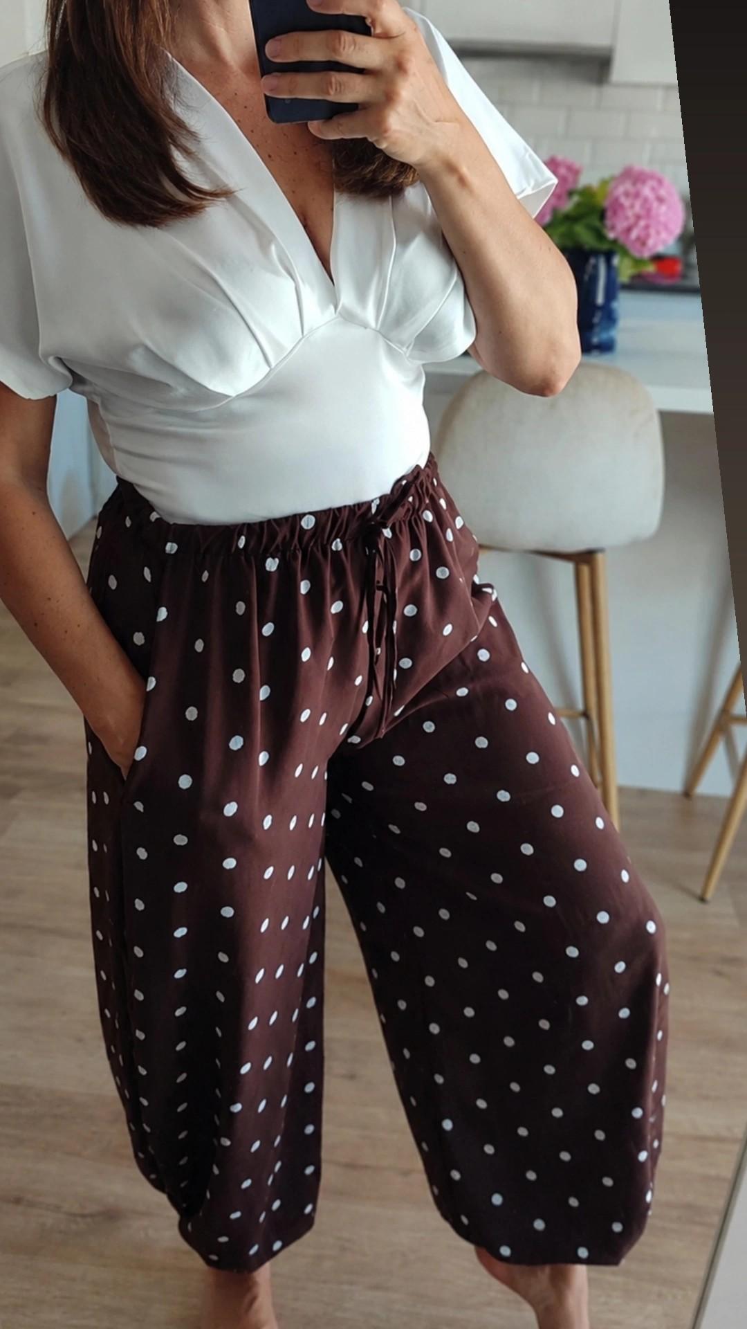 Pantalón Bombacho Marrón