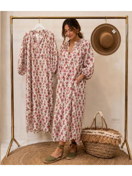 Vestido Maxi Flores [0]