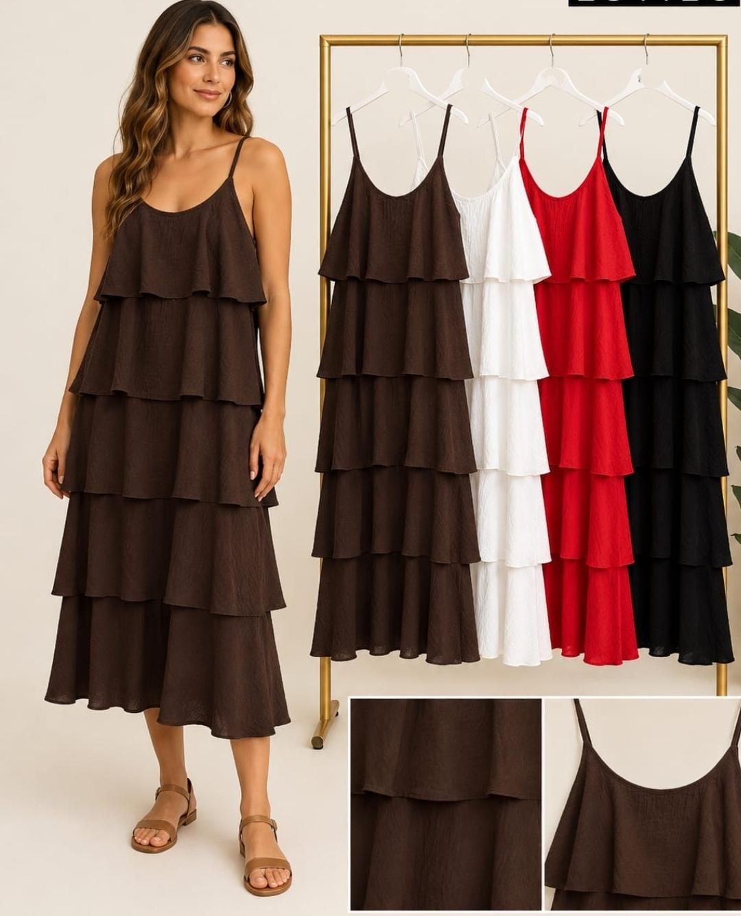 Vestido Volantes
