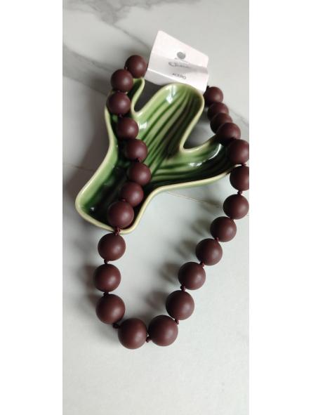 Collar Bolas Marrón  [0]