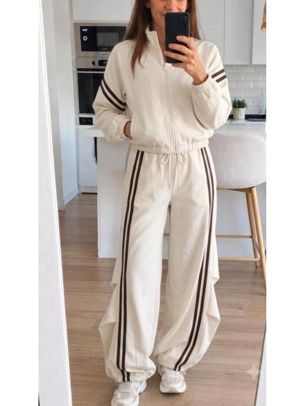Conjunto Rayas Beige [0]