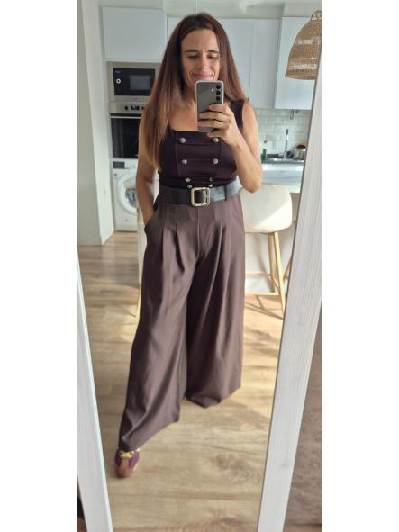 Pantalón Ancho Marrón