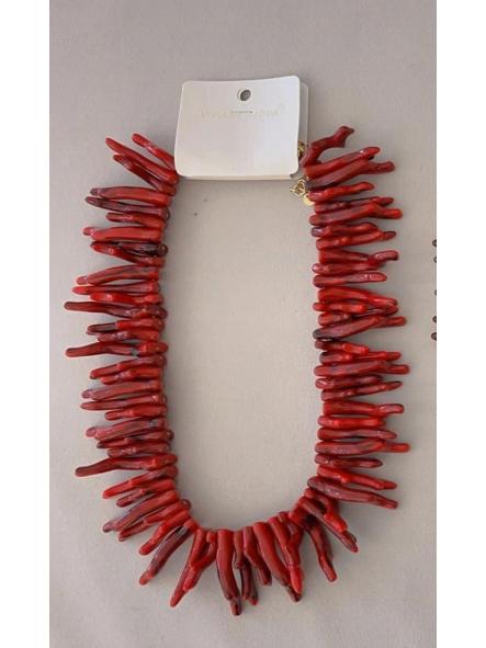 Collar Coral Rojo
