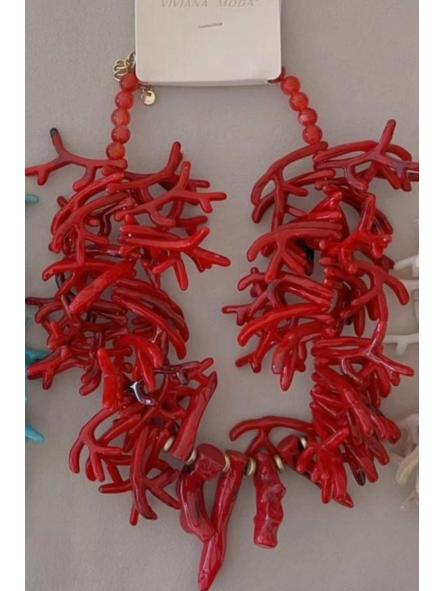 Collar Coral Rojo [0]