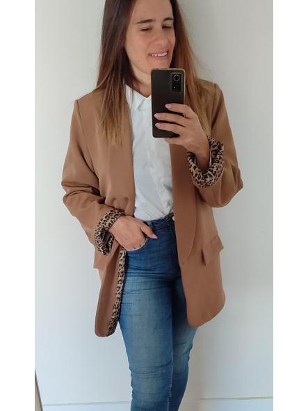 Blazer Camel Leo