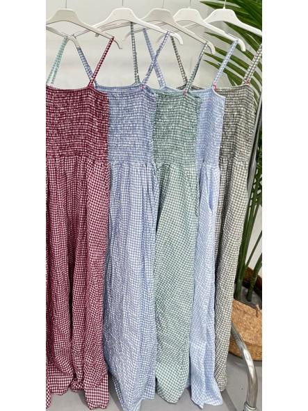 Vestido Maxi Vichy [1]