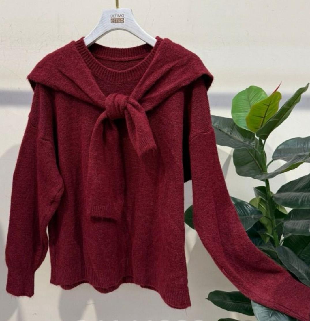 Jersey Lazo Burdeos