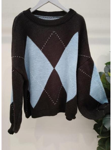 Jersey Rombos Marrón [0]