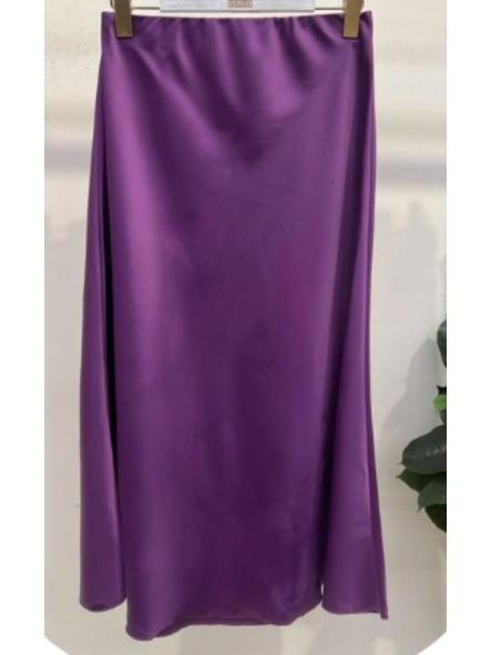 Falda Midi Violeta 