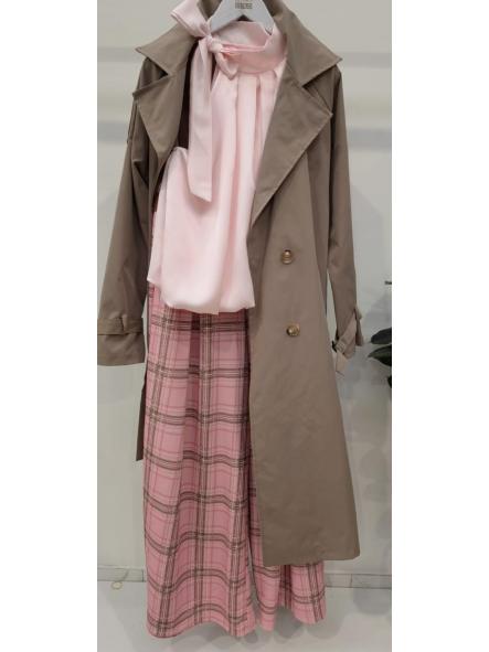 Pantalón Cuadros Rosa