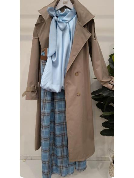 Pantalón Cuadros Azul