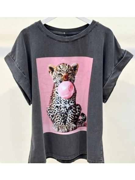 Cami Leo Gris Rosa  [0]