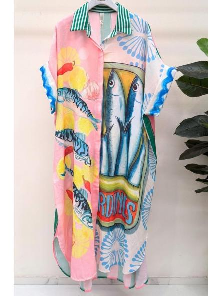 Vestido Sardinas Rosa  [0]