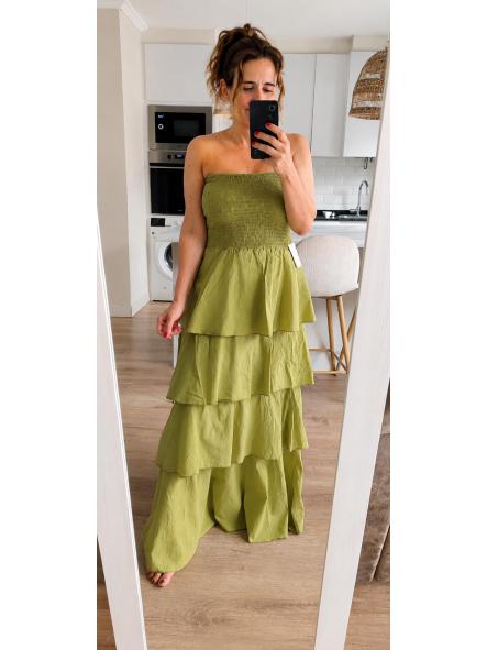 Vestido Capas Verde [0]