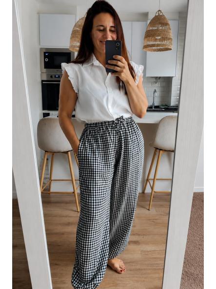 Pantalón Vichy  Negro 