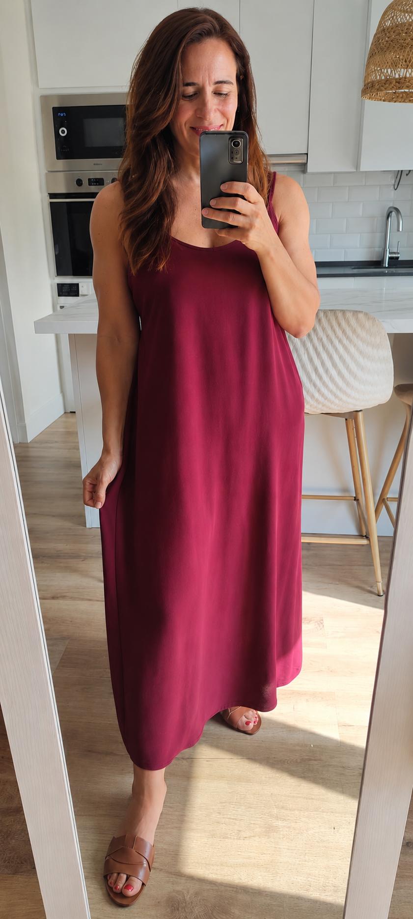 Vestido Burdeos