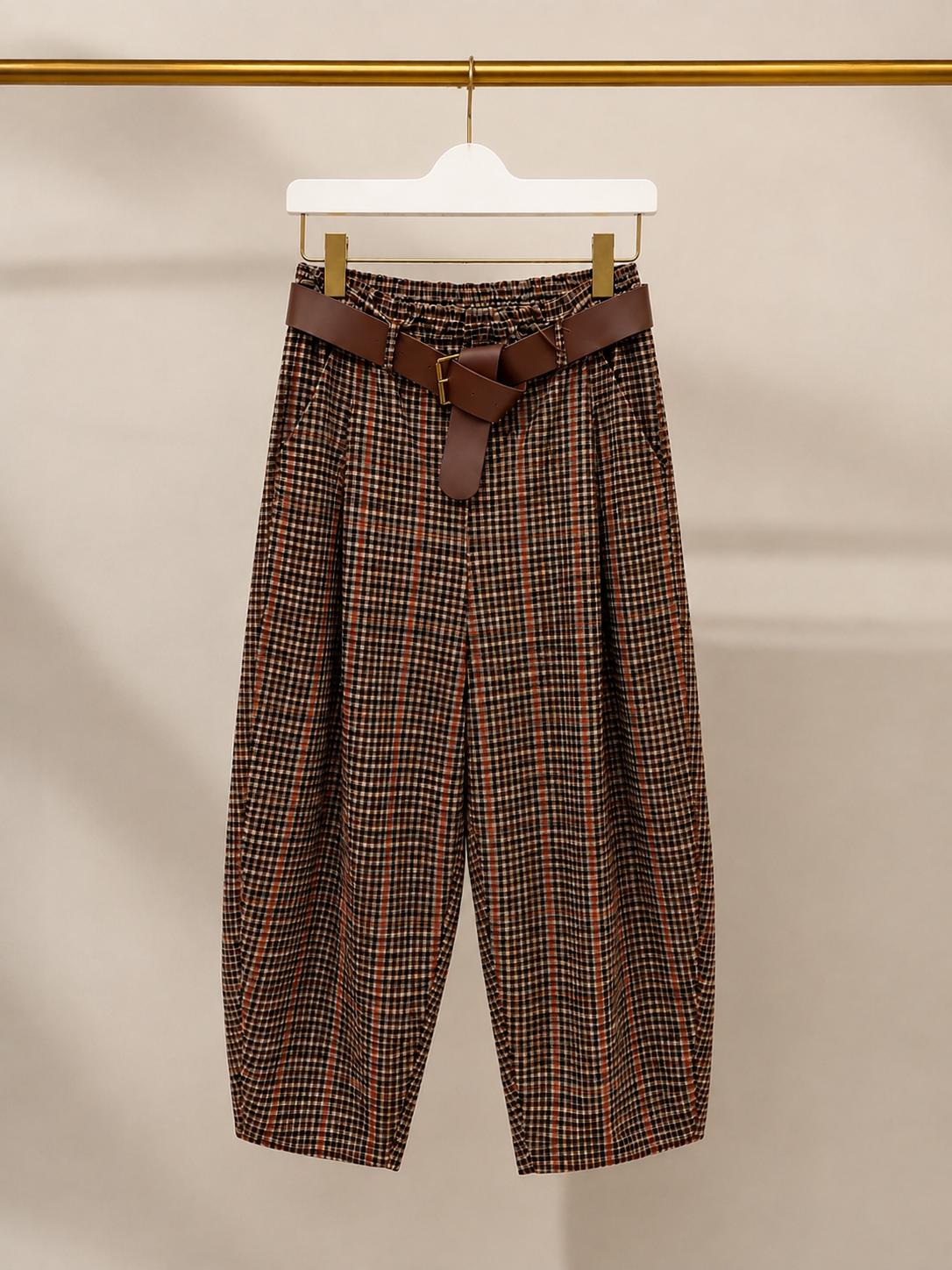 Pantalón Cuadros Otoñal