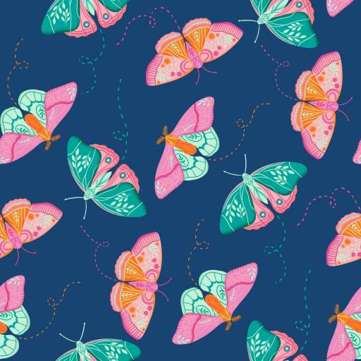 MARIPOSAS MARINO  ( EN 10 TEJIDOS  DISTINTOS ) 