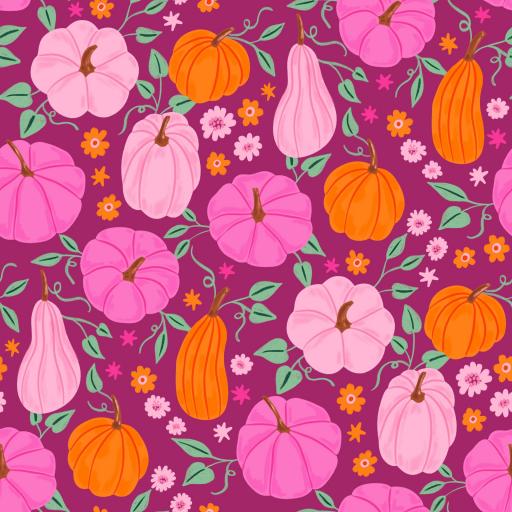 HALLOWEEN CALABAZAS ROSA VIBRANTE  ( EN 10 DISTINTOS ) 