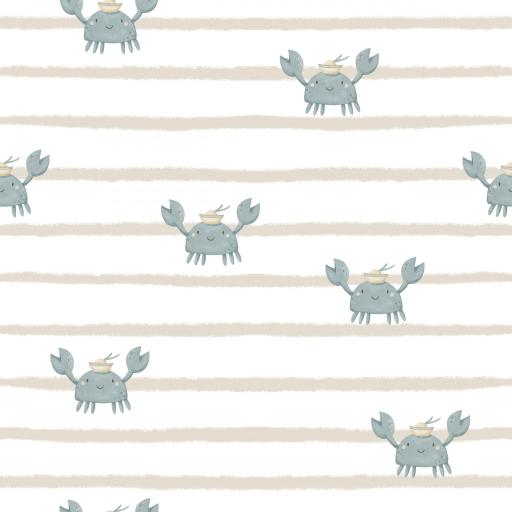 CANGREJO CON GORRITO SERIE NAVI ( EN 10 TEJIDOS DISTINTOS )