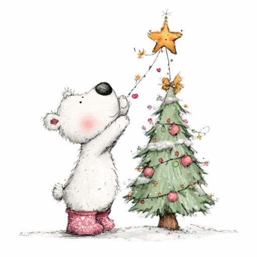 TRANSFER DTF OSO POLAR NAVIDAD 11 ( 12/14 cm )  [0]