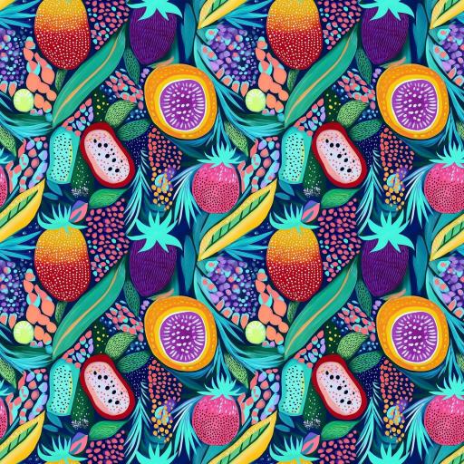 COLLECCIÓN FRUTAS TROPICALES 32 ( EN 10 TEJIDOS DISTINTOS ) 